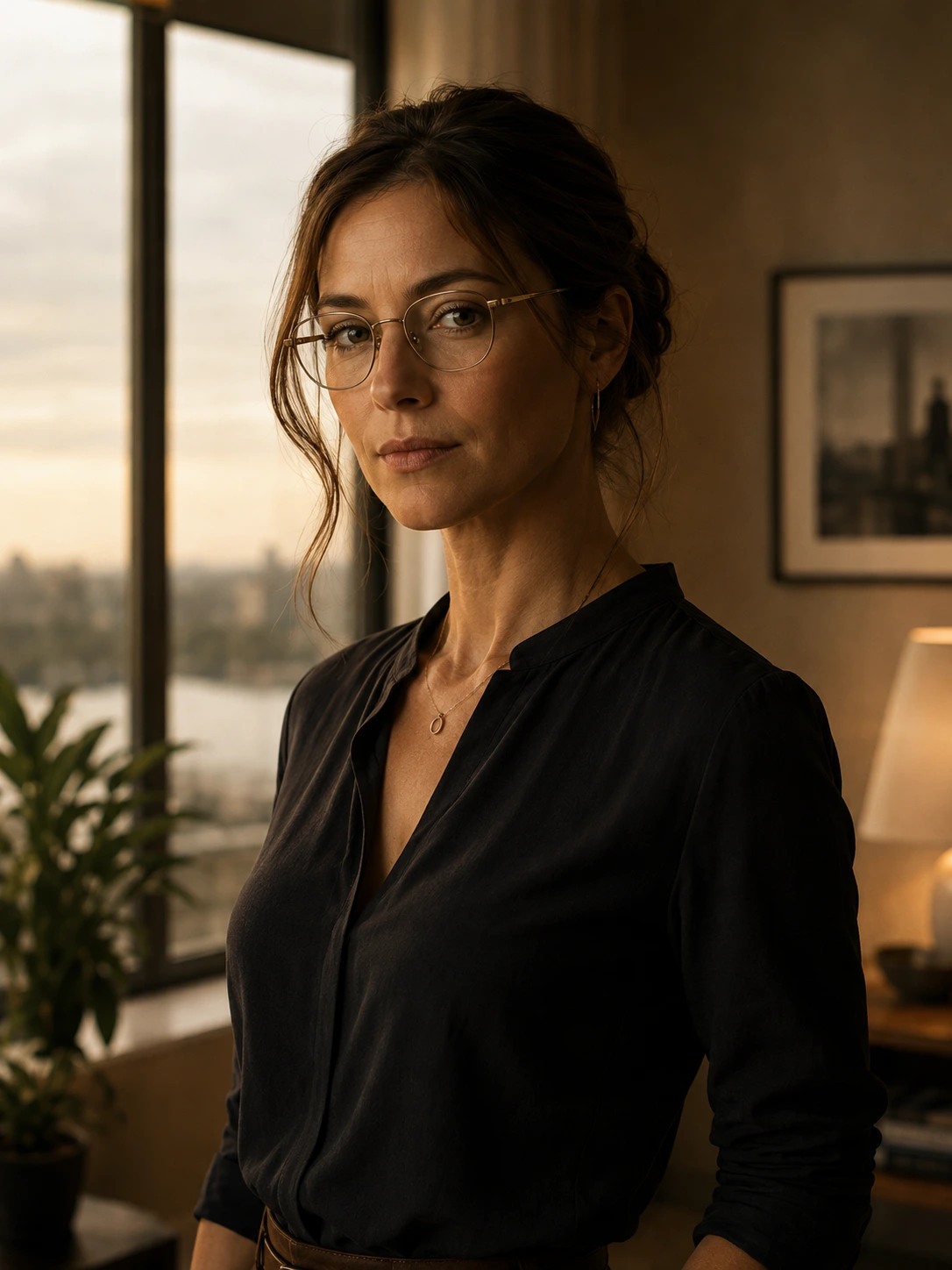 Sarah Weber in a warm Florida interior